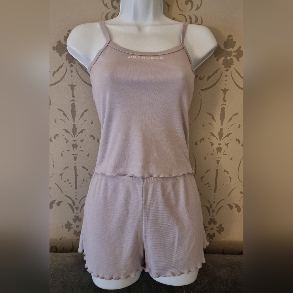 Lavender Shortie Pajama Set